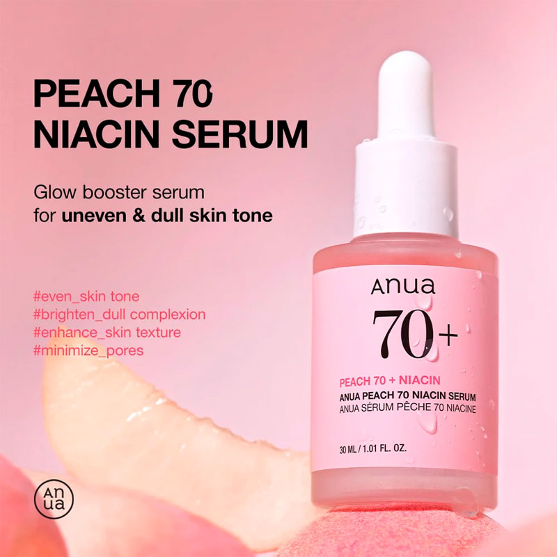 Serum Anua Pêche 70% Niacinamide 30 ml
